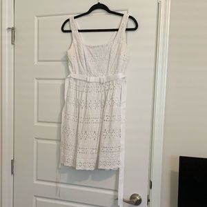 White spring dress